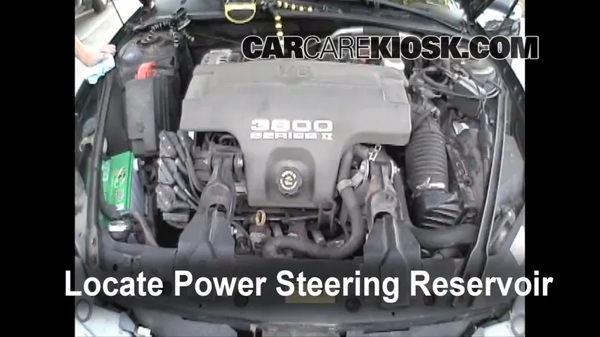 1998 Oldsmobile Intrigue GL 3.8L V6 Power Steering Fluid Add Fluid